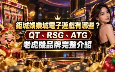 3A娛樂城電子遊戲有哪些？QT、RSG、ATG 老虎機品牌完整介紹