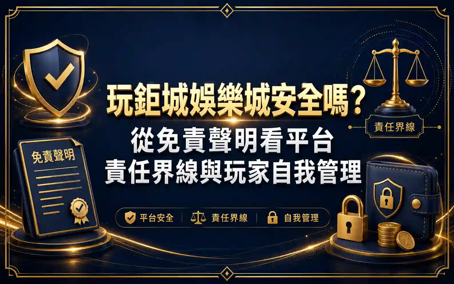 玩3A娛樂城安全嗎？從免責聲明看平台責任界線與玩家自我管理