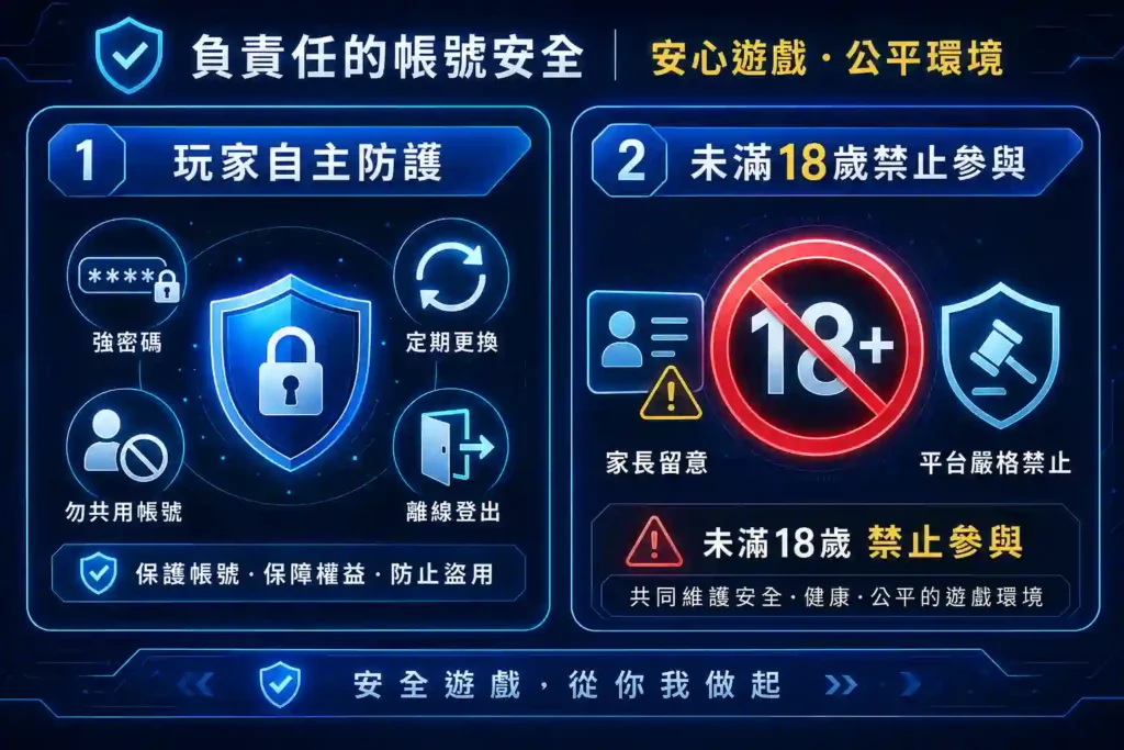 3A娛樂城帳戶安全管理與未成年人保護責任
